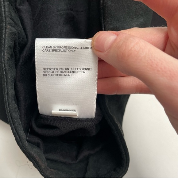 VINTAGE BARNEY’S NEW YORK suede leather jacket - Picture 9 of 12